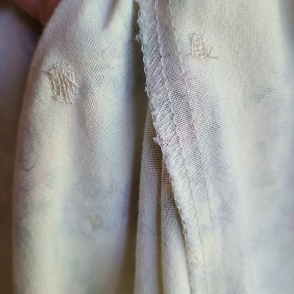 Vintage Ditsy Floral Button Up Maxi Dress - Picture 10 of 14